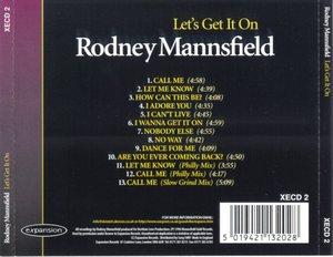 Back Cover Album Rodney Mannsfield - Let's Get It On Back Cover Album Rodney Mannsfield - Let's Get It On