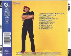 Back Cover Album L.l. Cool J - Radio