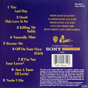 Back Cover Album Al B Sure - In Effect Mode Back Cover Album Al B Sure - In Effect Mode