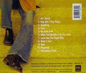 Back Cover Album Michaux - Just Michaux