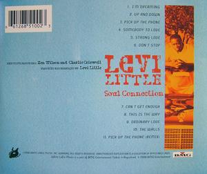 Back Cover Album Levi Little - Soul Connection