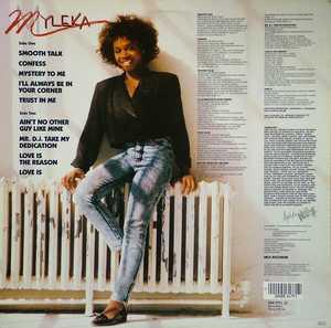 Back Cover Album Myleka - Myleka Back Cover Album Myleka - Myleka