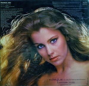 Back Cover Album France Joli - France Joli Back Cover Album France Joli - France Joli