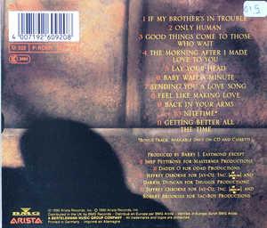 Back Cover Album Jeffrey Osborne - Only Human Back Cover Album Jeffrey Osborne - Only Human