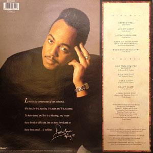 Back Cover Album Peabo Bryson - All My Love Back Cover Album Peabo Bryson - All My Love