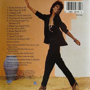 Back Cover Album Natalie Cole - I'm Ready Back Cover Album Natalie Cole - I'm Ready