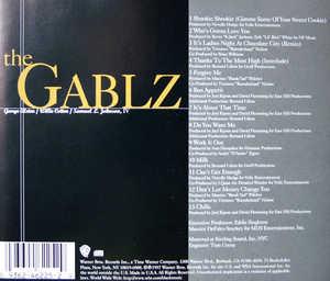 Back Cover Album The Gablz - The Gablz Back Cover Album The Gablz - The Gablz