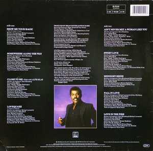 Back Cover Album Bobby King - Love In The Fire