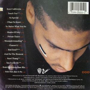 Back Cover Album Al B Sure - Private Times...And The Whole 9!