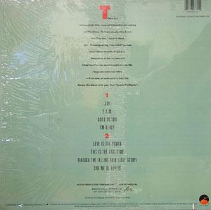 Back Cover Album Teddy Pendergrass - Joy Back Cover Album Teddy Pendergrass - Joy