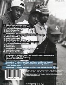 Back Cover Album Perfect Gentleman - Pg