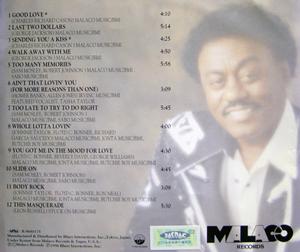 Back Cover Album Johnnie Taylor - Good Love!