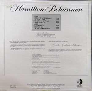 Back Cover Album Hamilton Bohannon - Bohannon