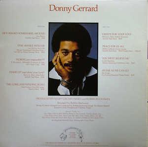Back Cover Album Donny Gerard - Donny Gerard