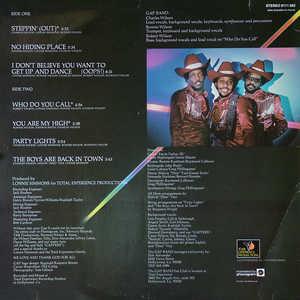 Back Cover Album The Gap Band - The Gap Band II Back Cover Album The Gap Band - The Gap Band II