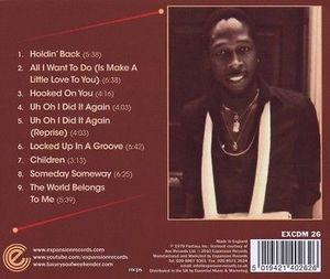 Back Cover Album David Simmons - The World Belongs To Me | expansion records | EXCDM 26 | UK Back Cover Album David Simmons - The World Belongs To Me | expansion records | EXCDM 26 | UK