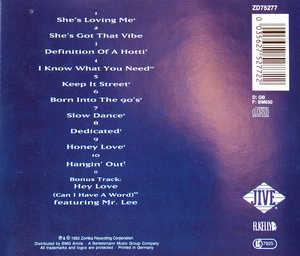 Back Cover Album R. Kelly - Born Into The 90's Back Cover Album R. Kelly - Born Into The 90's