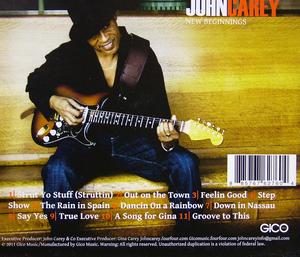 Back Cover Album John Carey - New Beginnings