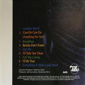 Back Cover Album Demetrius Perry - Another World Back Cover Album Demetrius Perry - Another World