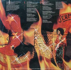 Back Cover Album Jermaine Jackson - Feel The Fire Back Cover Album Jermaine Jackson - Feel The Fire