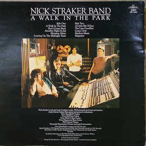 Back Cover Album Nick Straker - A Walk In The Park