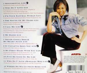 Back Cover Album Deborah Cox - Deborah Cox