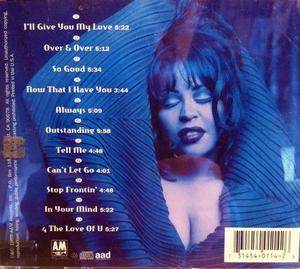 Back Cover Album Vesta Williams - Everything -n- More