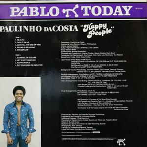 Back Cover Album Paulinho Da Costa - Happy People