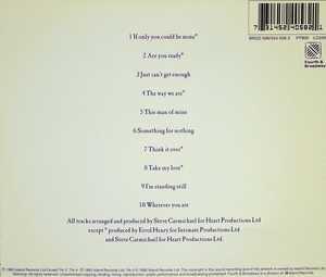 Back Cover Album The Affair - Just Can't Get Enough Back Cover Album The Affair - Just Can't Get Enough