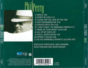 Back Cover Album Phil Perry - Magic