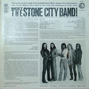 Back Cover Album The Stone City Band - Out From The Shadow