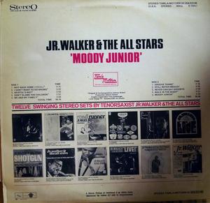 Back Cover Album Junior Walker & The All-stars - Moody Jr. Back Cover Album Junior Walker & The All-stars - Moody Jr.