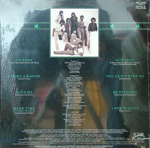 Back Cover Album Midnight Star - Victory