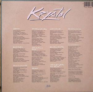 Back Cover Album Krystol - Gettin' Ready