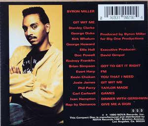 Back Cover Album Byron Miller - Git Wit Me