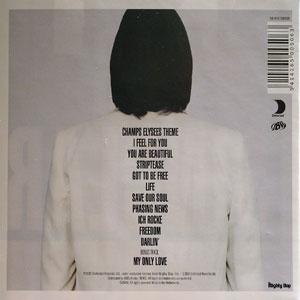 Back Cover Album Bob Sinclar - Champs Elysée Back Cover Album Bob Sinclar - Champs Elysée