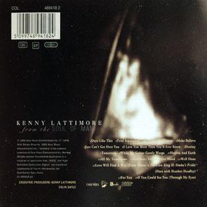 Back Cover Album Kenny Lattimore - From The Soul Of Man