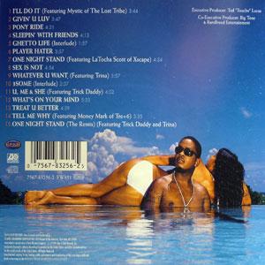 Back Cover Album J-shin - My Soul, My Life Back Cover Album J-shin - My Soul, My Life