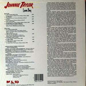 Back Cover Album Johnnie Taylor - Lover Boy