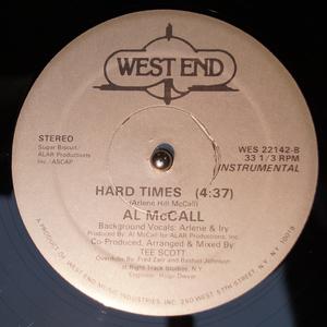 Back Cover Single All Mccall - Hard Times