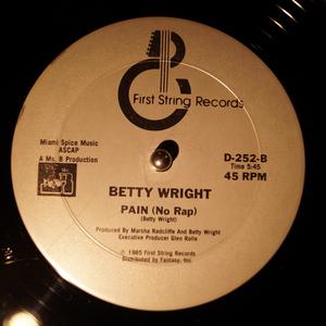 Back Cover Single Betty Wright - Pain
