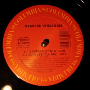 Back Cover Single Deniece Williams - I Confess