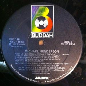 Back Cover Single Michael Henderson - Fickle