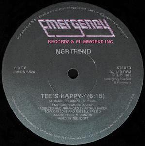 Back Cover Single Northend - Happy Days (Feat. M. Wallace)