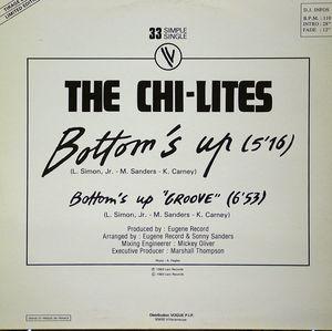 Back Cover Single The Chi-lites - Bottom's Up
