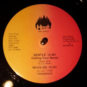 Back Cover Single Frederick - Gentle (Calling Your Name)