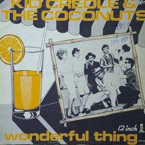 Back Cover Single Kid Creole & The Coconuts - Wonderful Thing