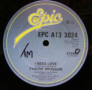 Back Cover Single Tyrone Brunson - The Smurf