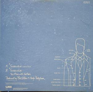 Back Cover Single Phil Collins - Sussudio