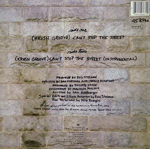 Back Cover Single Chaka Khan - Can't Stop The Street